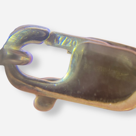 Sundance Catalog Garnet Trios Necklace Gold 14kt Gold Filled 26.5" Red Pink - Picture 7 of 7